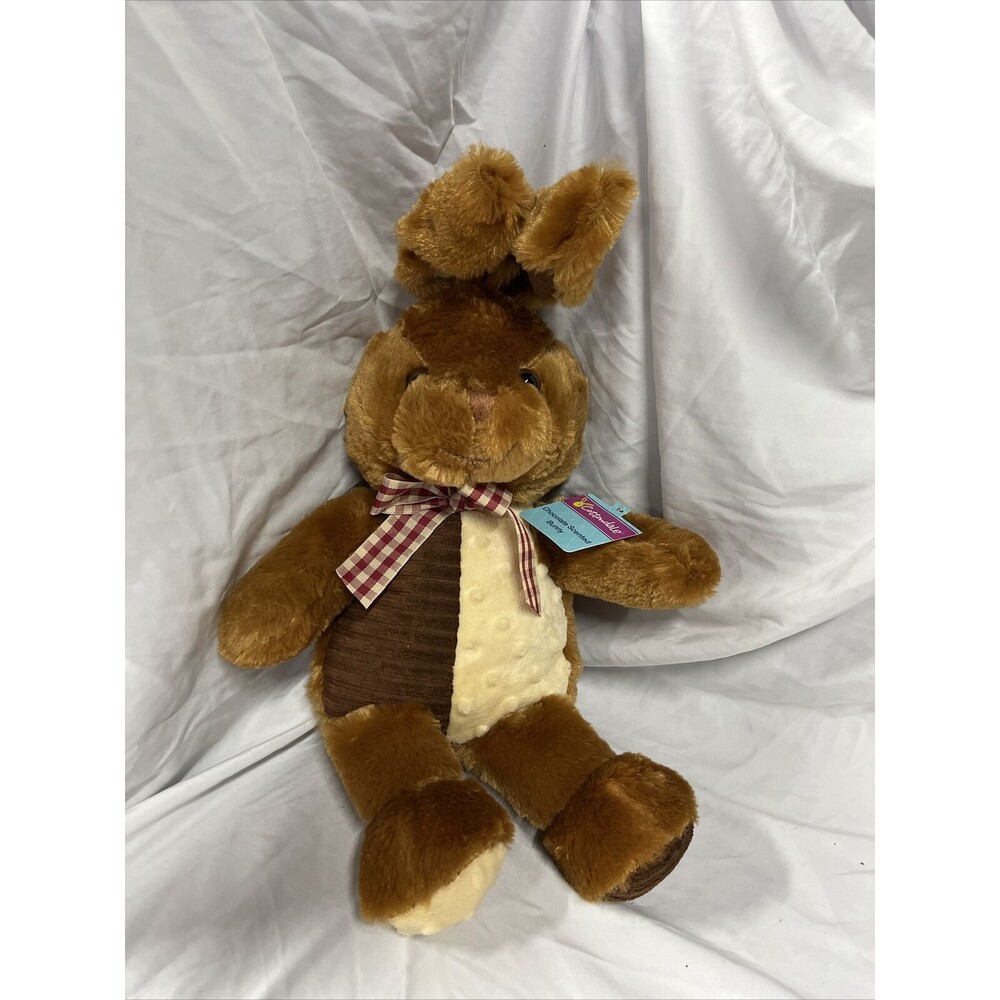NWT Homerbest 15 Inch Brown Bunny Chocolate Scented Rabbit Plush Stuffed‎ Animal
